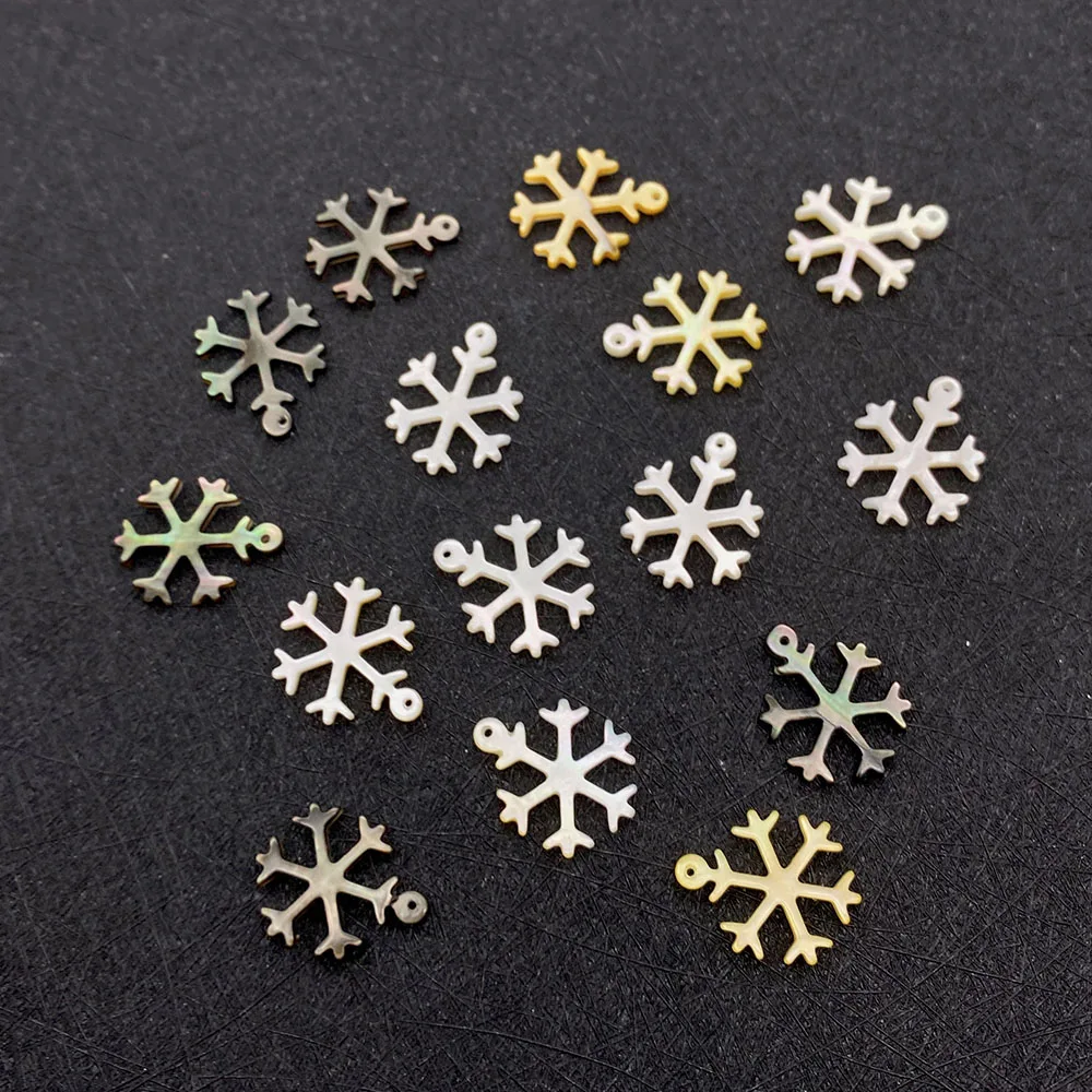 1 _ Подвеска из натуральной ракушки в форме снега Маленькая подвеска морской