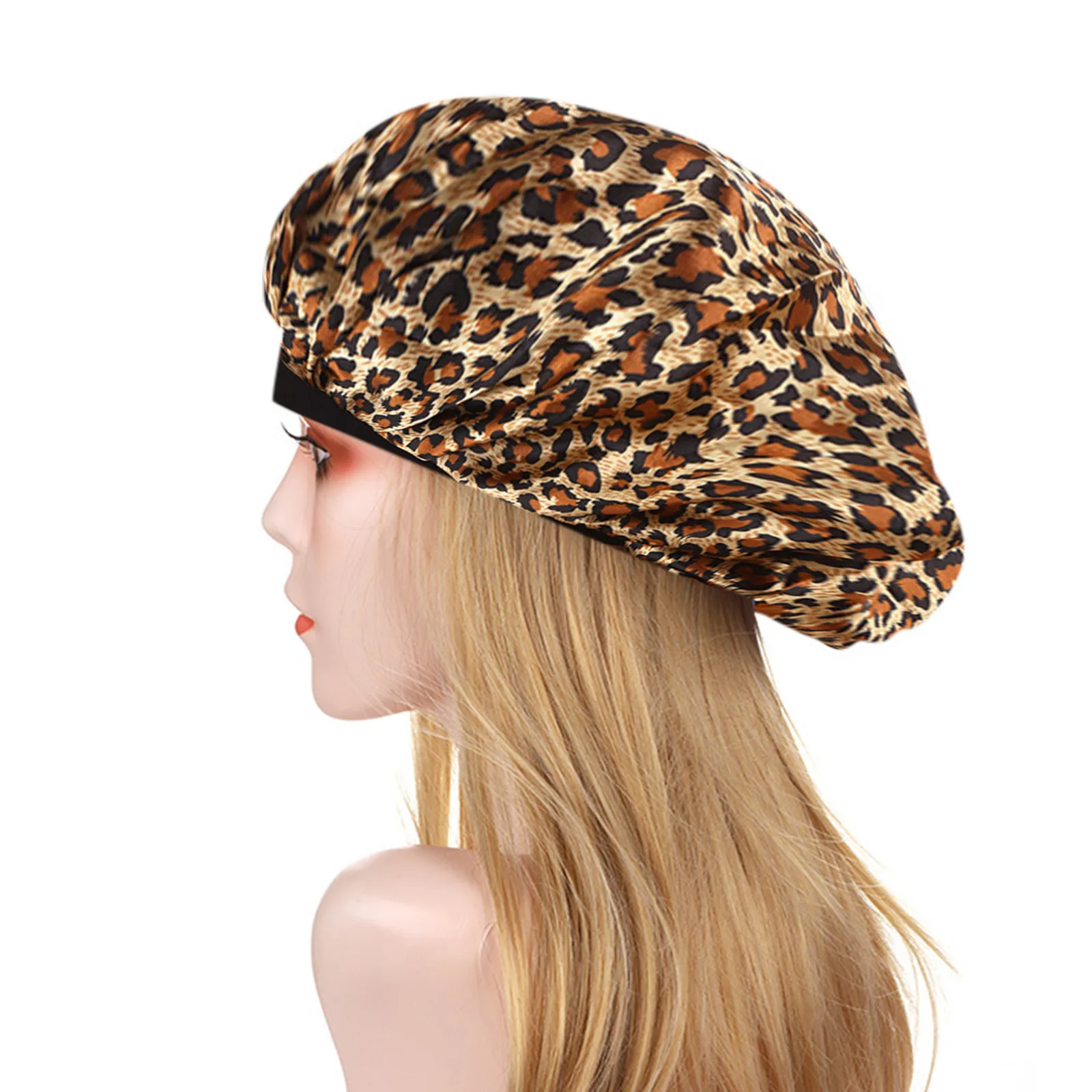 

Полосатые шапочки унисекс с регулируемой защитой, облегающие шапки для мужчин и женщин, Повседневная модная винтажная шапка в западном сти...