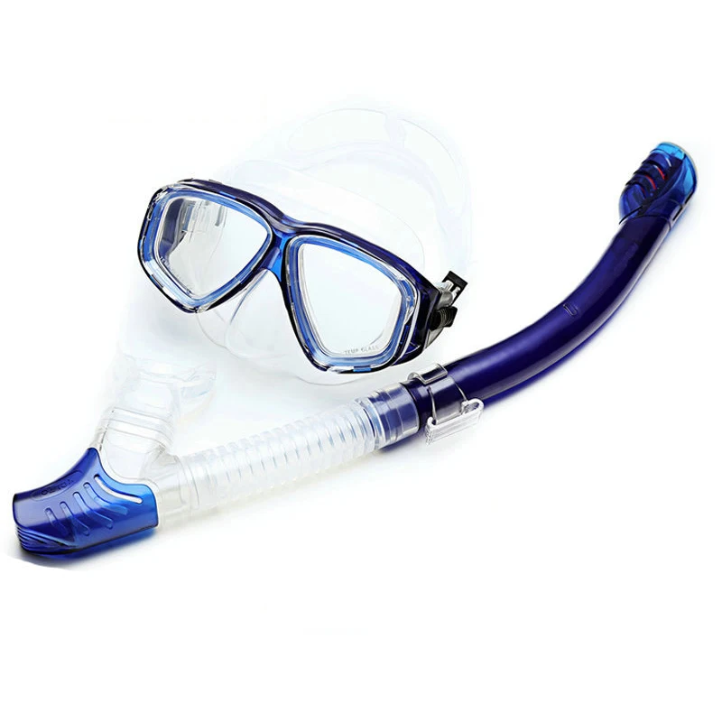 

High Professional Scuba Diving Mask Silicone Mask Snorkel Anti-Fog Diving Mask Snorkel Full Dry Tube Underwater Swim Equipment