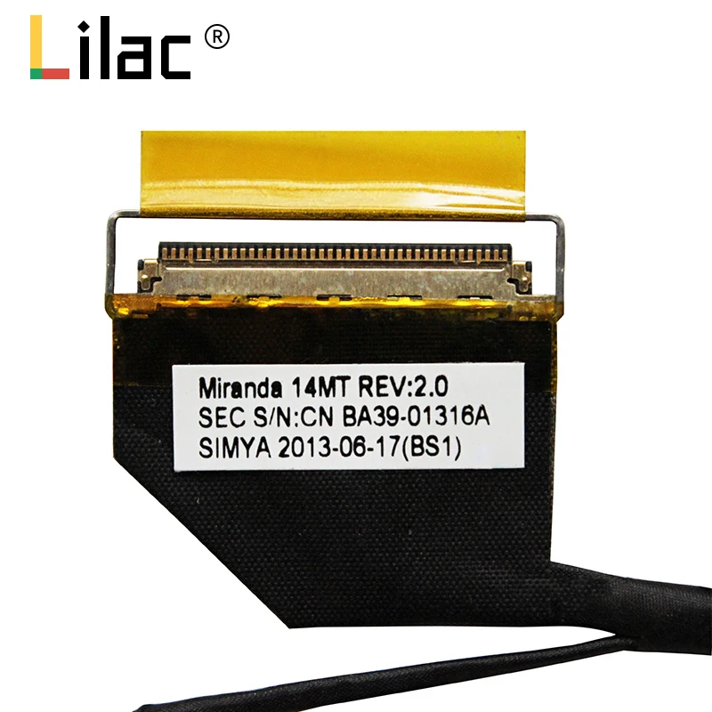 

Original VIDEO SCREEN For SAMSUNG N530U4E NP540U4E NP540U4E3 laptop LCD LED LVDS video cable P/N BA39-01316A