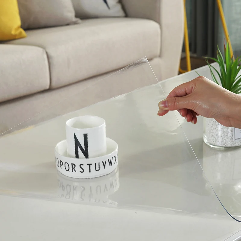 Скатерть из мягкого стекла и ПВХ водонепроницаемая толщиной 1 мм/2021 мм/2 мм/3 мм