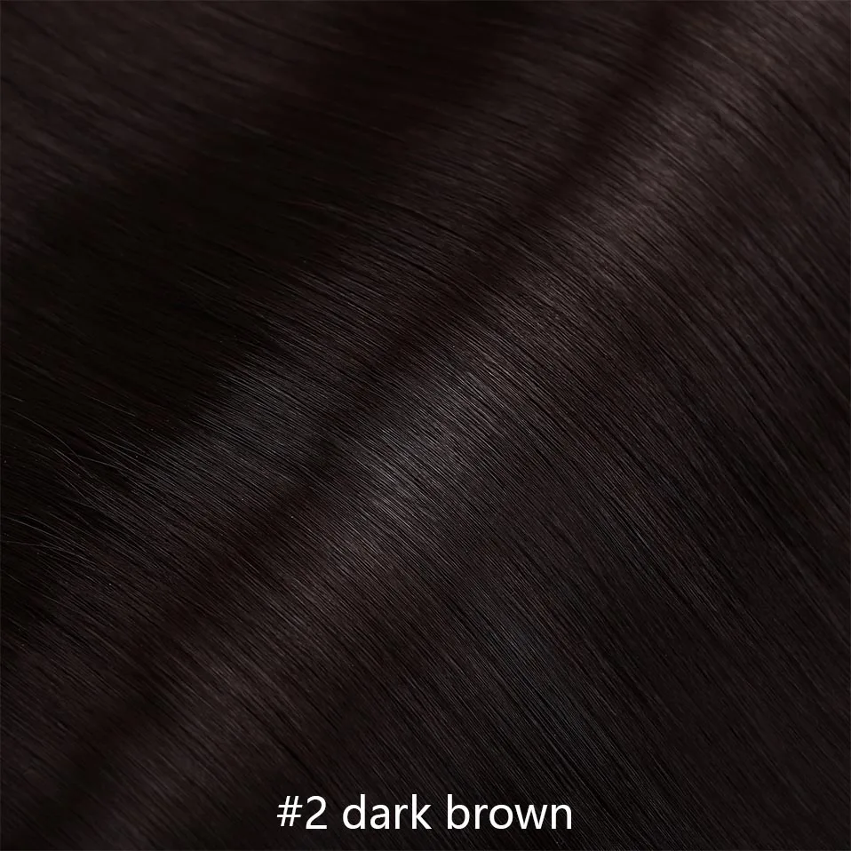 dark brwon SNOILITE 26 дюймов Длинные прямые 5 клипс в одном куске Наращивание волос Синтетические зажимы в высокотемпературном волокне черный коричневый шиньон - Цвет: dark brwon