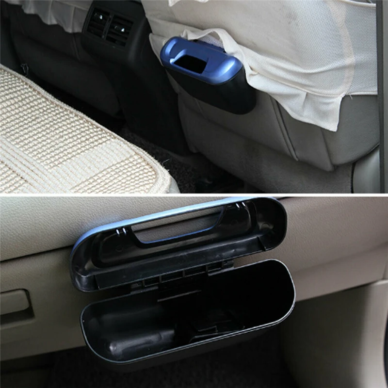 Vehicle Rubbish Portable Dust Case Trash Can Box Storage Car Garbage Bin Mini Auto | Дом и сад