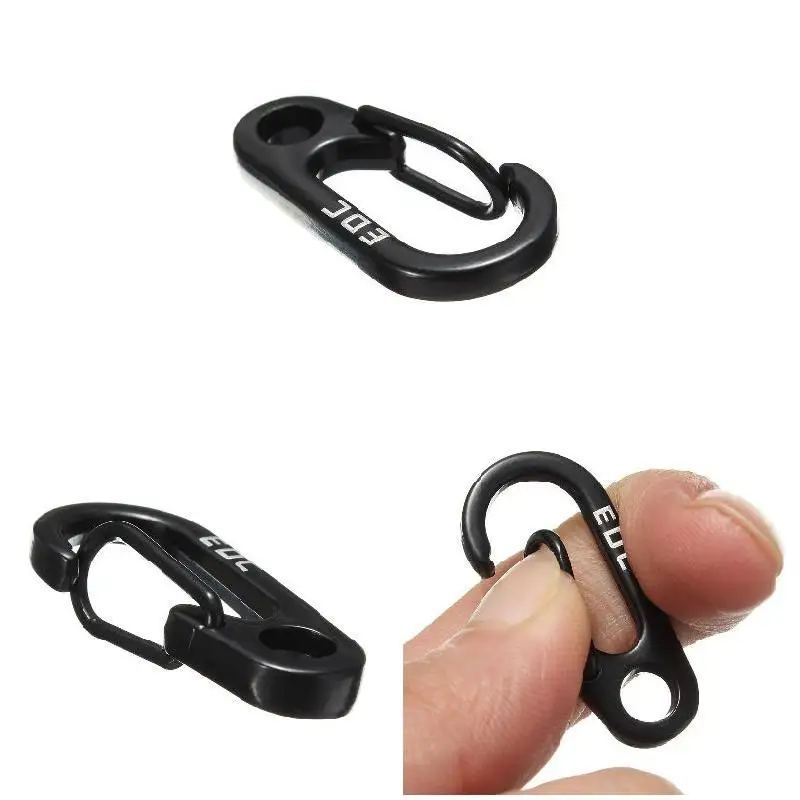 

Лидер продаж, мини-карабин для повседневного использования, пружинные зажимы, крючок для выживания на природе, Карманный Брелок для туризма...