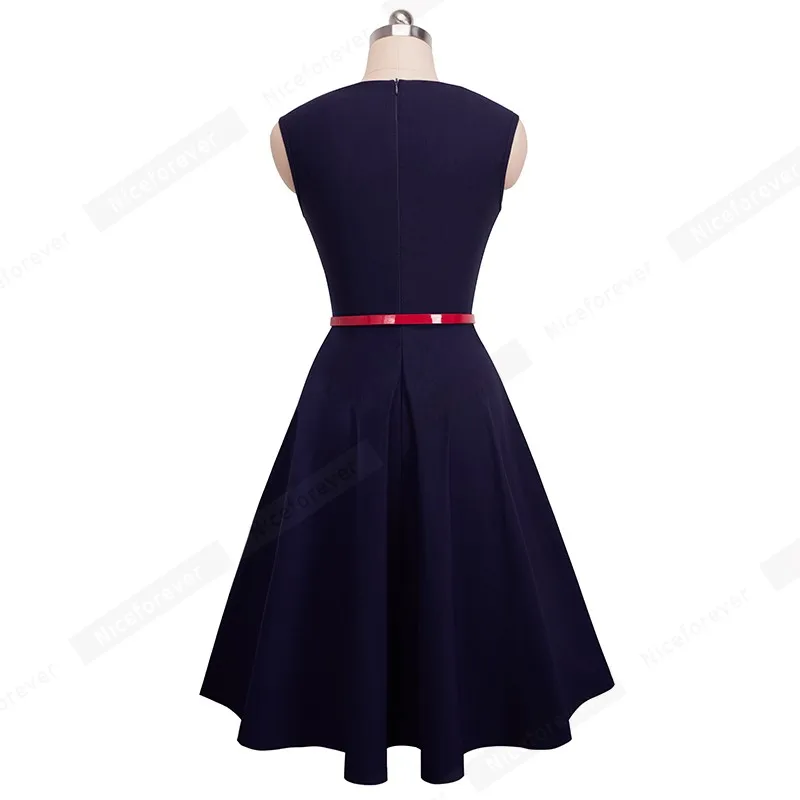 Женское клетчатое платье без рукавов повседневное винтажное классическое