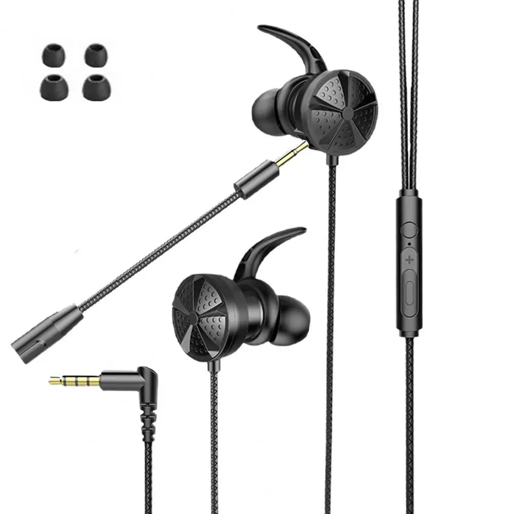 

G30 Earphone Wired Universal with Mic Gaming Earbuds Deep Bass Earphones for Tablets Earphone Gaming Earbuds Deep Bass Earphones