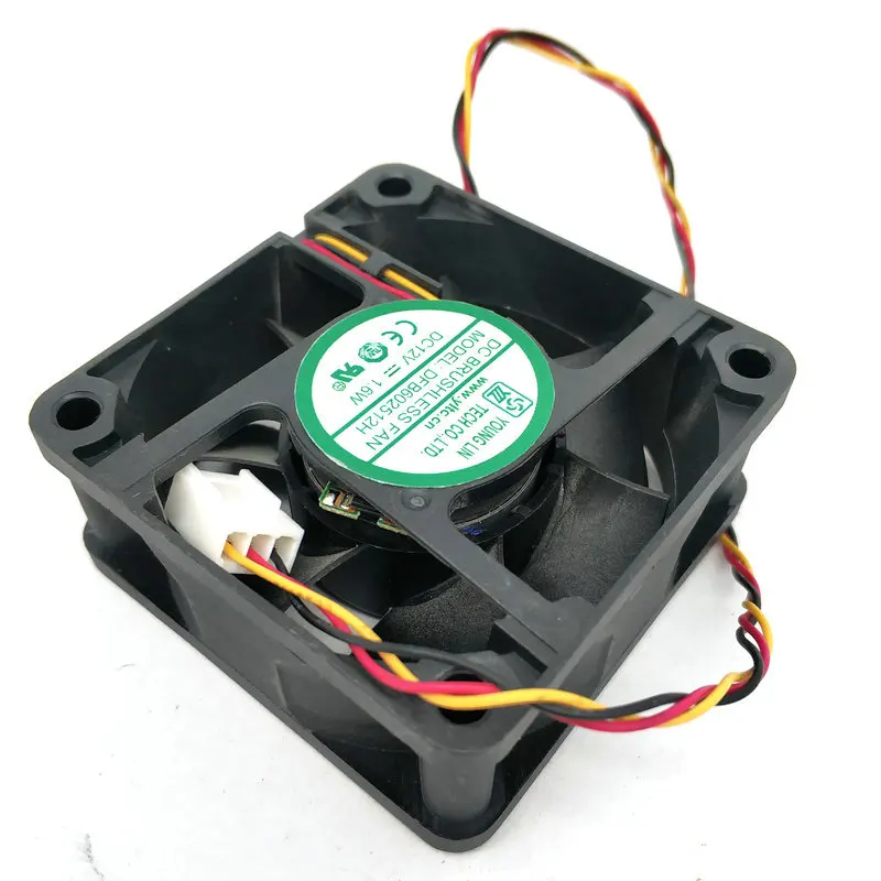 Новый оригинальный FONSONING FSY60S12H DFB602512H 1 6 W FD126025EB 0.42A 6025 12V Вентилятор охлаждения 6020