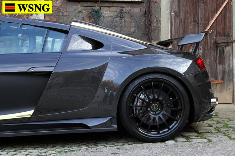 Подходит для Audi R8 PPI модифицированный карбоновый оптоволоконный задний