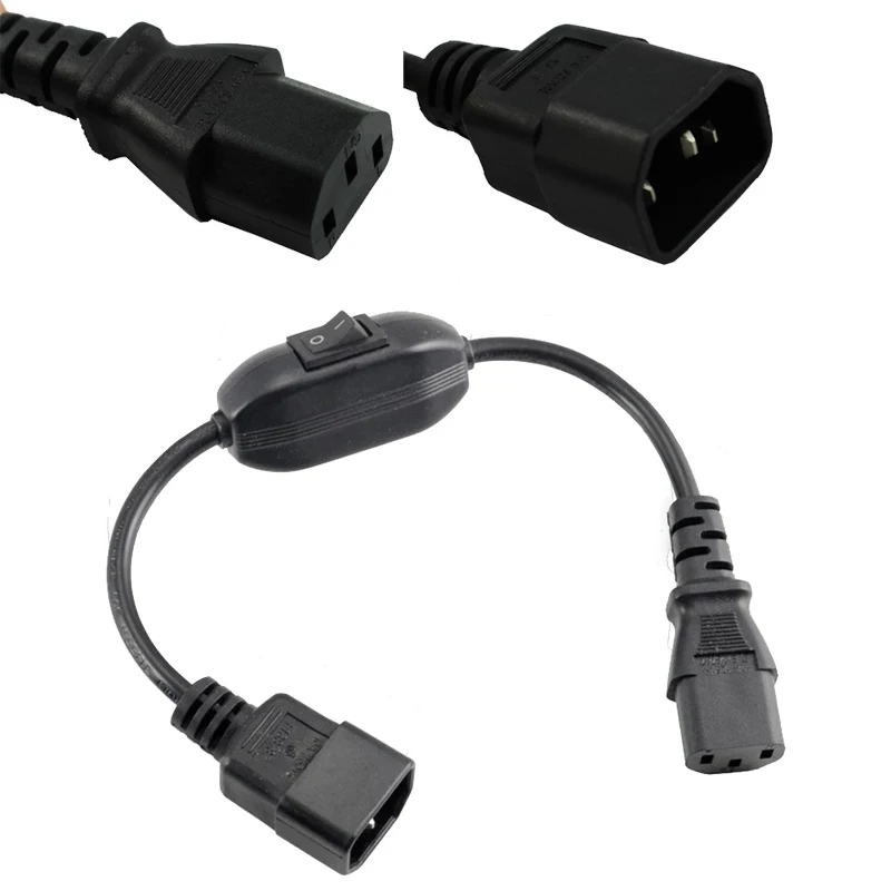 IEC 320 PDU UPS C14 для C13 конвертер удлинитель Мощность кабель подключения к сети