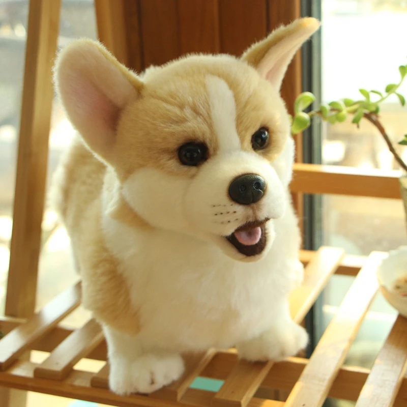 28 см милое моделирование домашних животных чучело собаки животные Померанский