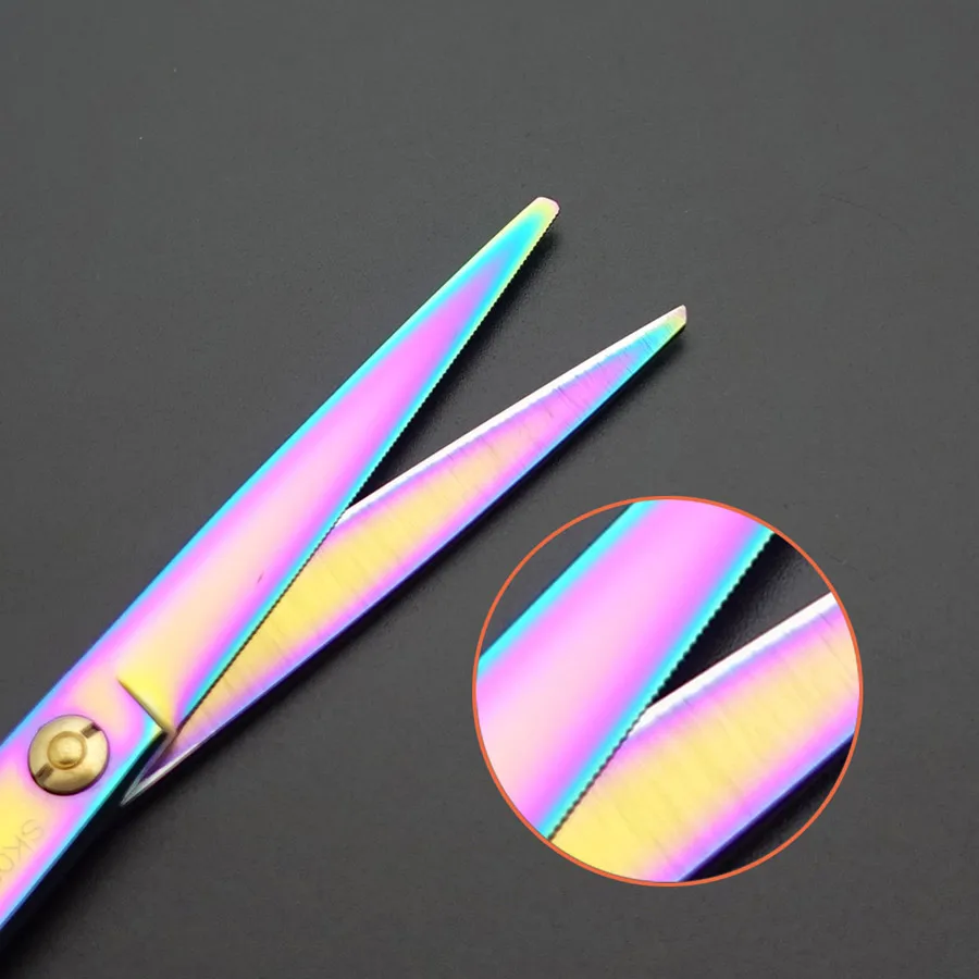 6 дюймовые Профессиональные Парикмахерские ножницы/ножницы ножницы для лазерной