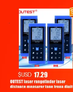 OUTEST лазерный дальномер для гольфа охоты 400 м лазерный дальномер 7X монокулярный телескоп лазерный дальномер Рулетка
