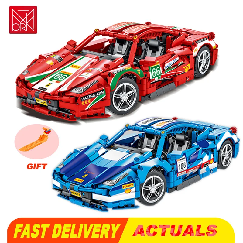 Совместим с высокотехнологичными строительными блоками Lego Mork Ferrari спортивный