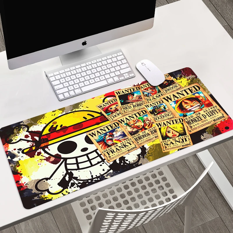 

Anime One Piece Mouse Pad Gamer Computer Large 900x400 XXL For Desk mat Keyboard E-sports gaming accessories mousepad mousepad