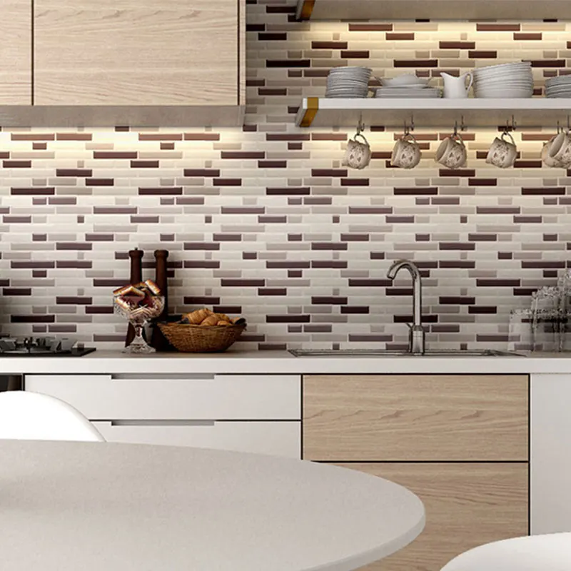 

3D Crystal Epoxy Wall Sticker Mosaic 3D Wall Sticker Living Room Kitchen Bathroom Decorative Wall Sticker
