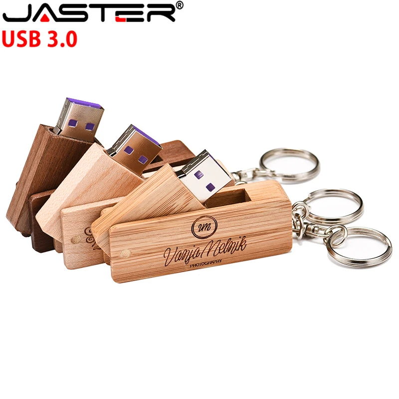 USB 3 0 Usb деревянный квадратный вращающийся флеш накопитель 4 ГБ 8 16 32 64 память