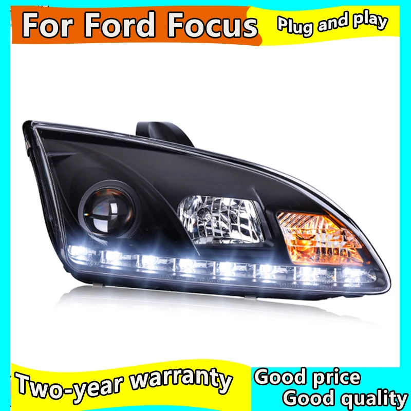 Стайлинга автомобилей головной светильник s 2005-2008 для Ford светодиодная фара Focus