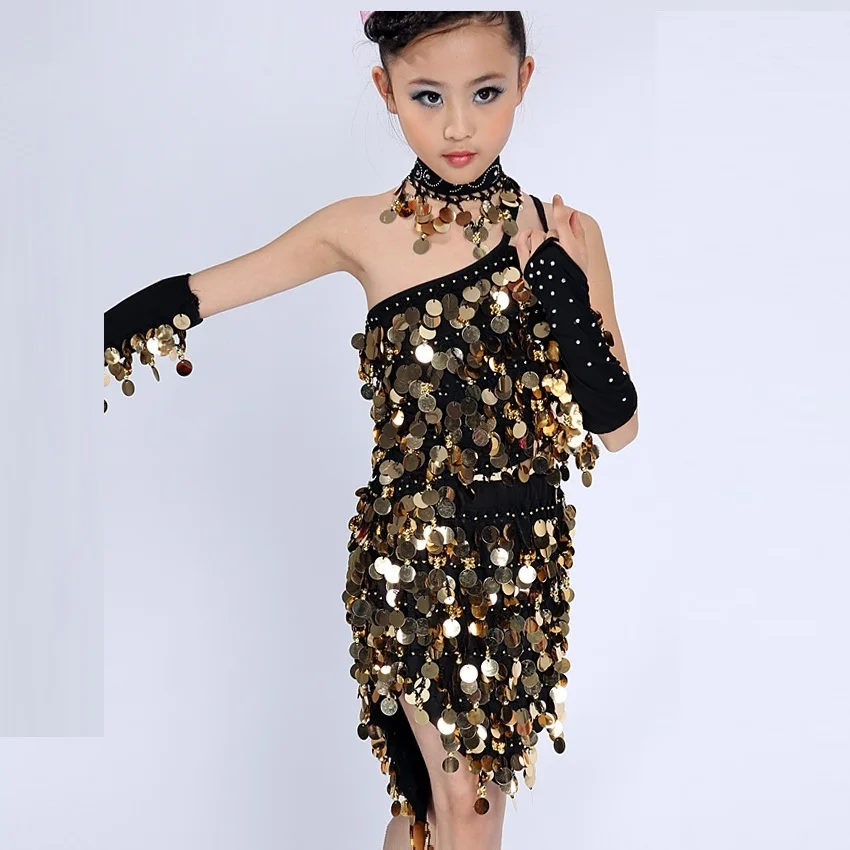 Детский костюм для латиноамериканской вечеринки тренировок бальных танцев