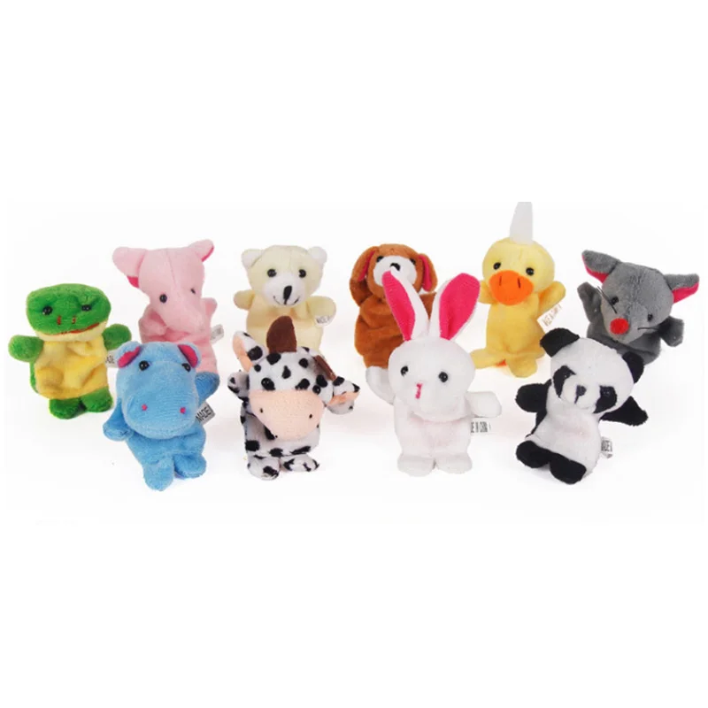 10 шт. плюшевые куклы на палец для детей|Куклы| |