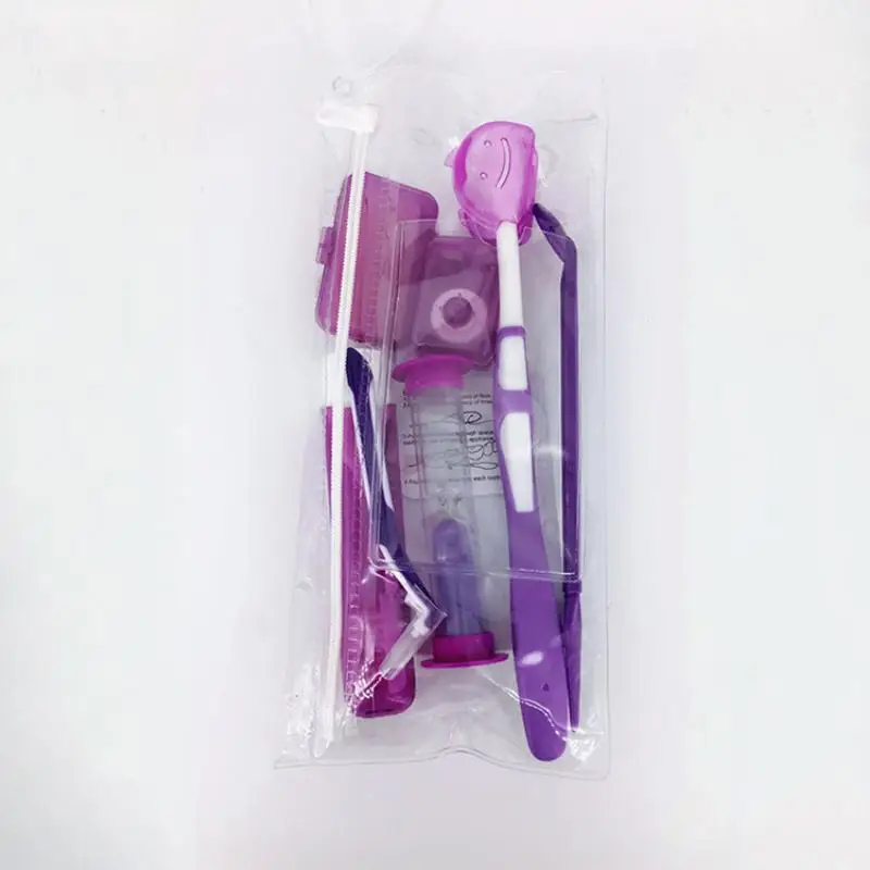 

8Pcs/Set Teeth Orthodontic Kits Oral Cleaning Care Whitening Tool Suit Interdental Brush Floss Thread Wax Mirror Bathroom Tools