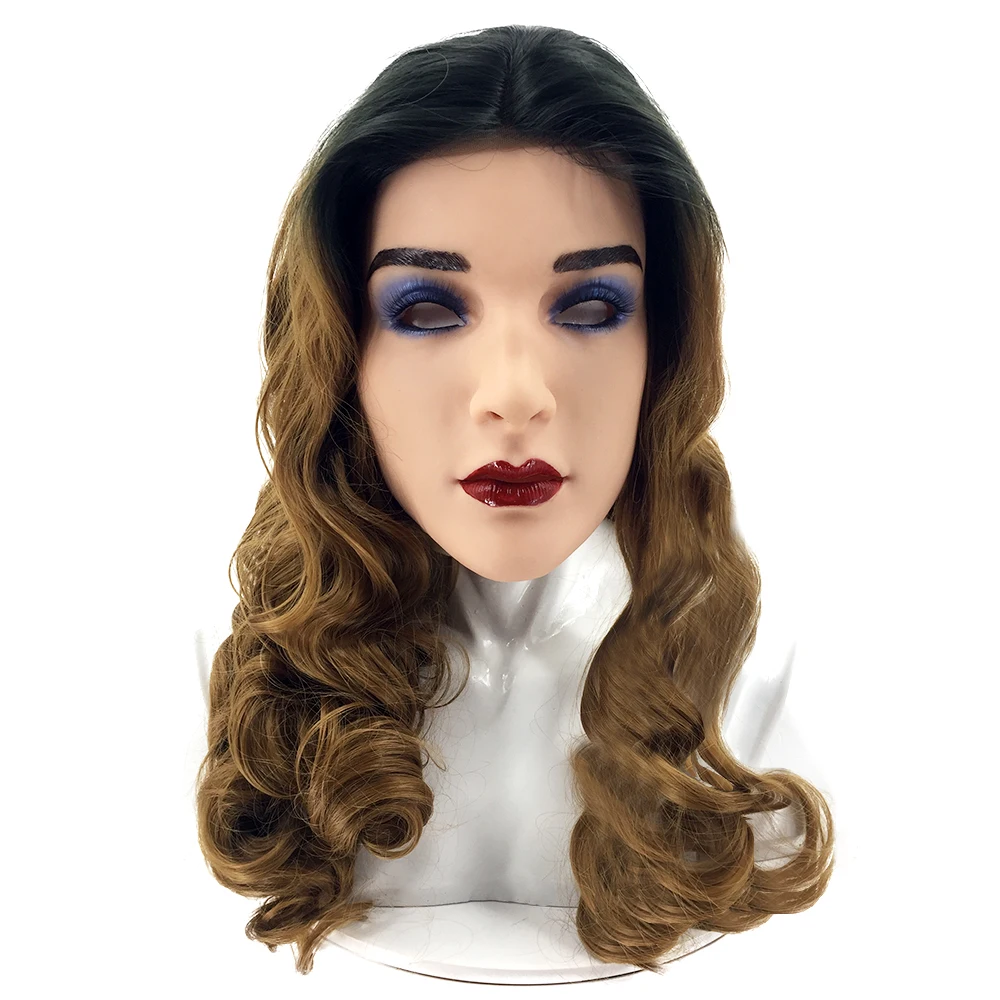 

Realistic Silicone Female Women Mask For Crossdressers Masquerade Transgender
