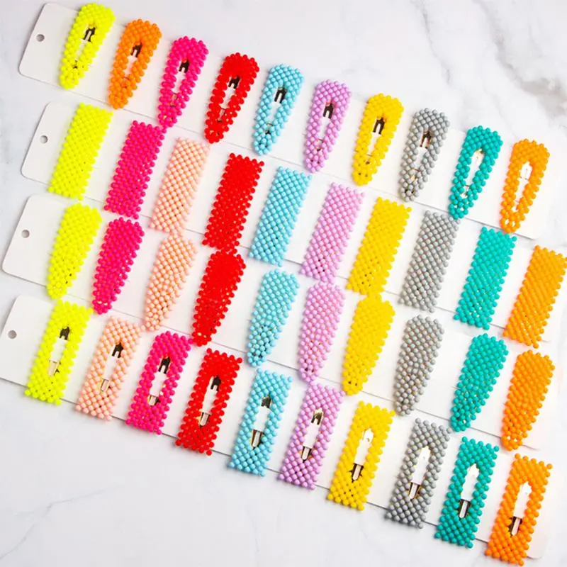 

10 Pcs/pack Fashion Lady Hairpin Hollow BB Clip Word Hairpins Side Bangs Hair Clips Wild Headdress Children Girls Hair Jewelry