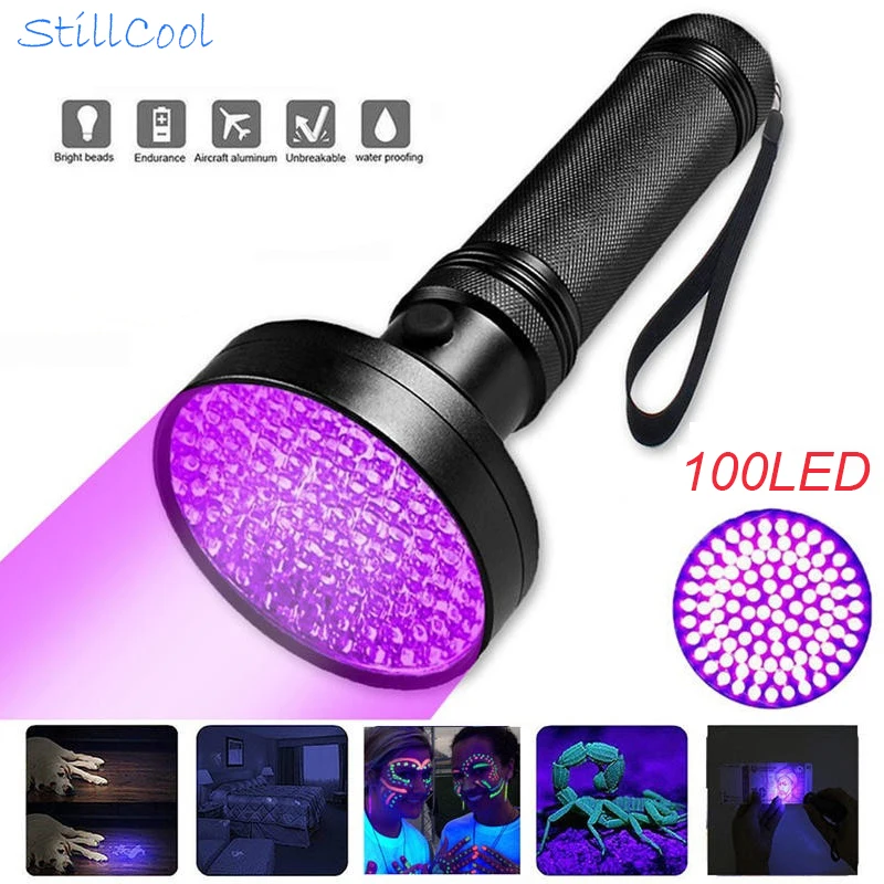 50/100 светодиодный светильник УФ вспышка нм Ультрафиолетовый черный свет