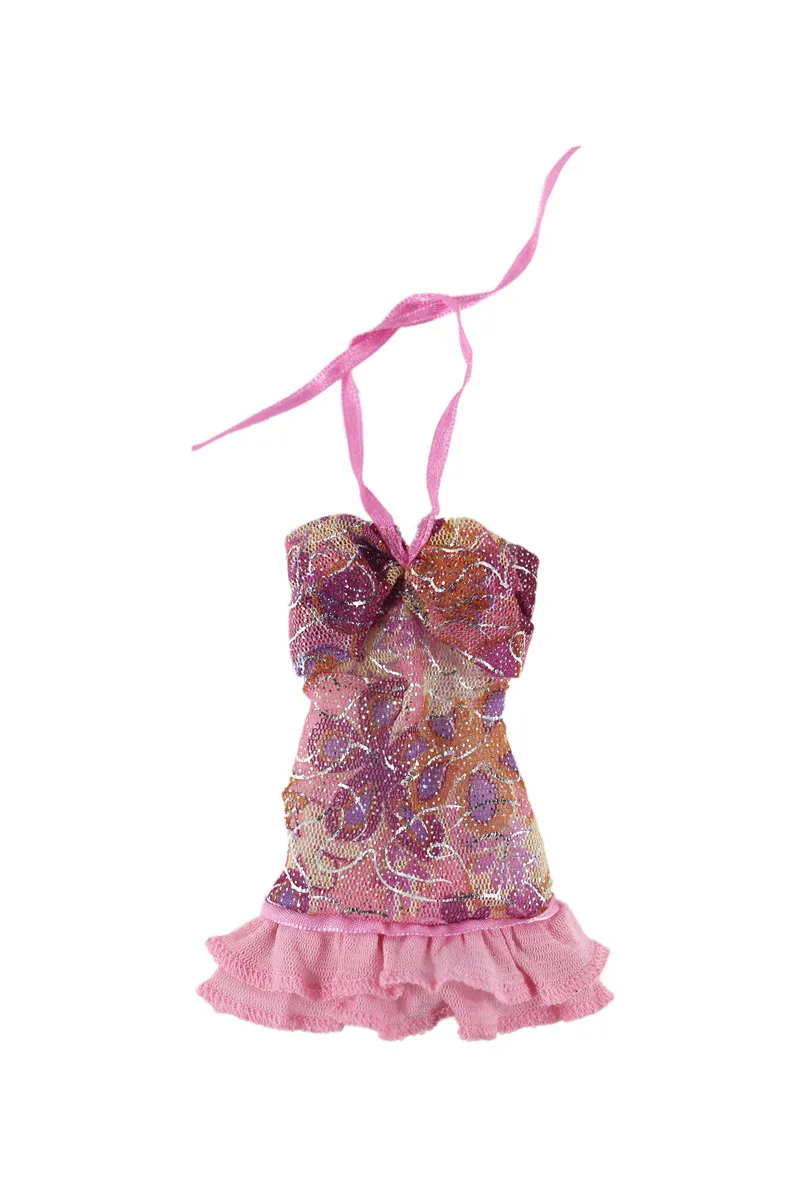 

Handmade Pink Skirt Dress Outfit Suit Sets for Barbie BJD FR SD Doll Clothes Role Play Accessories Toys for Girl