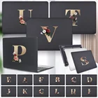 Чехол для ноутбука Apple Macbook Air 11 дюймовAir 13 дюймов 2020 дюйма M1 A2337 Touch Bar A2179 A1932 Жесткий Чехол для ноутбука с инициалами и именем