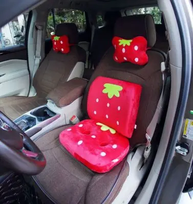 

Аниме Подушка с клубничным рисунком, декоративная подушка для дома, мягкие автомобильные подушки для офиса и сна, подарки унисекс, Новинка