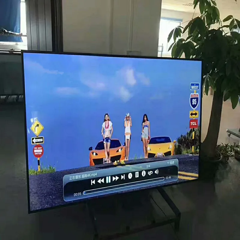 100 дюймов Smart wifi 4k TV система Android многоязычный СВЕТОДИОДНЫЙ Телевизор |