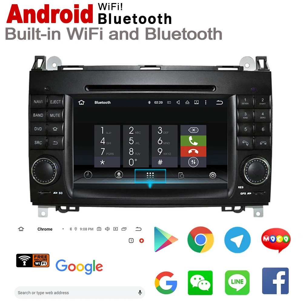 Автомобильная Мультимедийная система HD стерео на Android с DVD GPS Навигатором для Mercedes