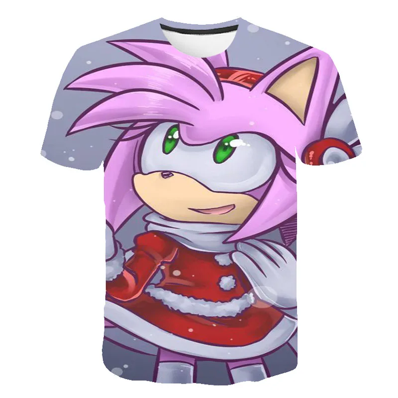 Детская Милая футболка с объемным принтом в виде цветка Забавная детская одежда