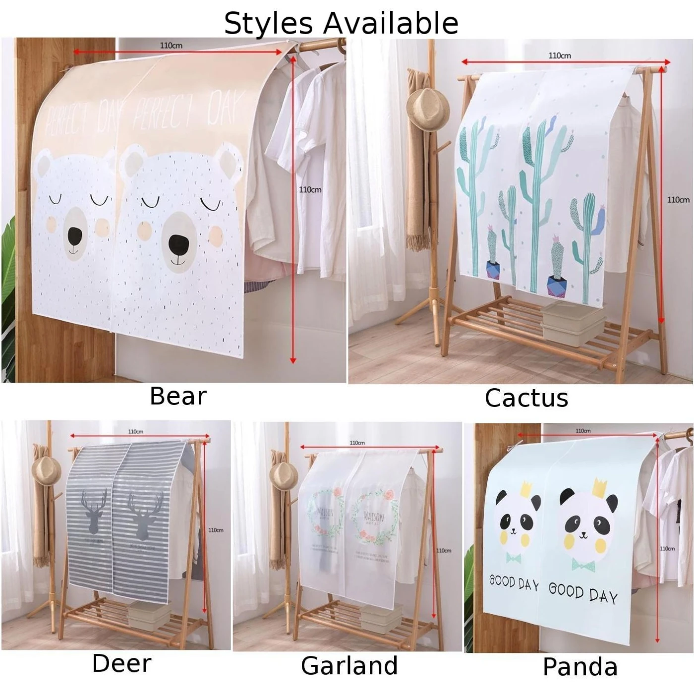

Accessory Dust Cover Bag Clothes Lightweight Non Woven Fabric Organizer