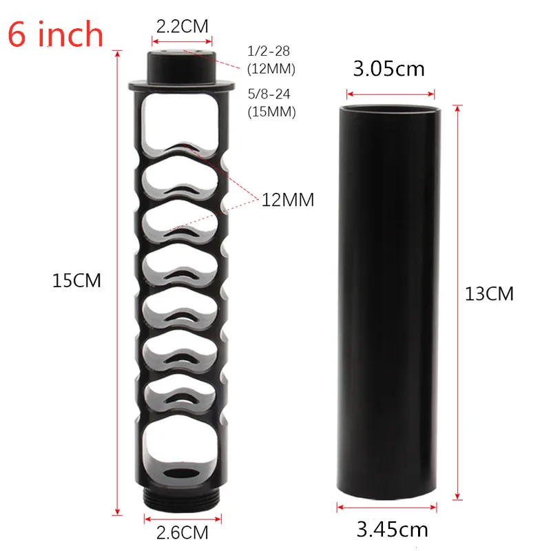 Алюминий 12 &quot10&quot 6 &quotРасширение спираль 1/2 20 28 5/8 24 M14 * 1 1L автомобильный топливный