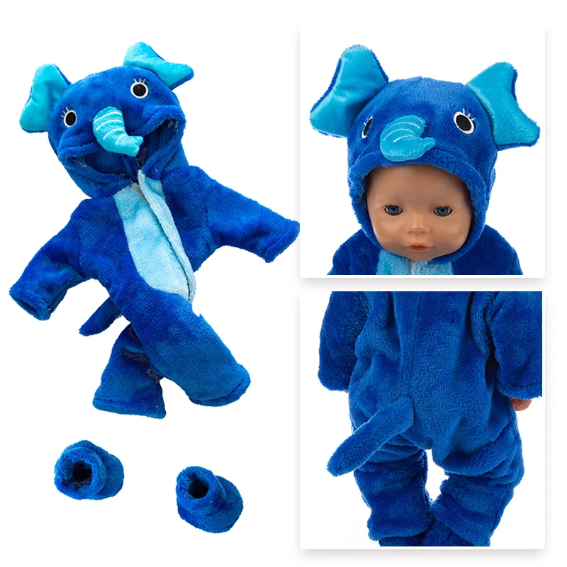 Детская кукла 18 дюймов 43 см для новорожденных аксессуары одежды сова лиса