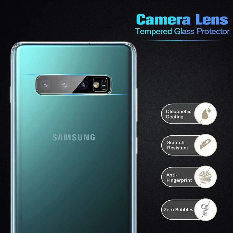 Защита объектива камеры для Samsung Note 10 + 9 8 S10e S10 S9 S8 Plus закаленное стекло экрана Galaxy
