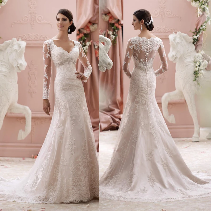Lace Wedding Dress Lvory/White Sleeveless A-Line Wedding Dress 2019 New Custom Made Vestido De Noiva