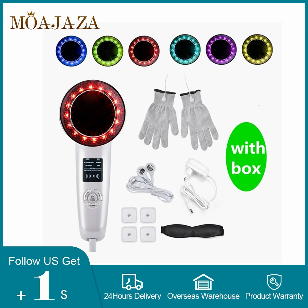 6 в 1 EMS ультразвук для похудения Массаж кавитационная машина жиросжигатель