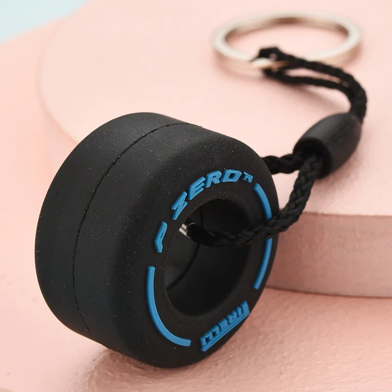 

Hot Selling Product Pvc Soft Rubber Tire Key Chain Car Decoration Car Accessories Keychain Gift Wholesale Pendant Keyring