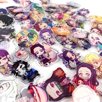 anime badge demon slayer kimetsu no yaiba kamado tanjirou pin button brooch badge cosplay acrylic brooch gifts for fans friends