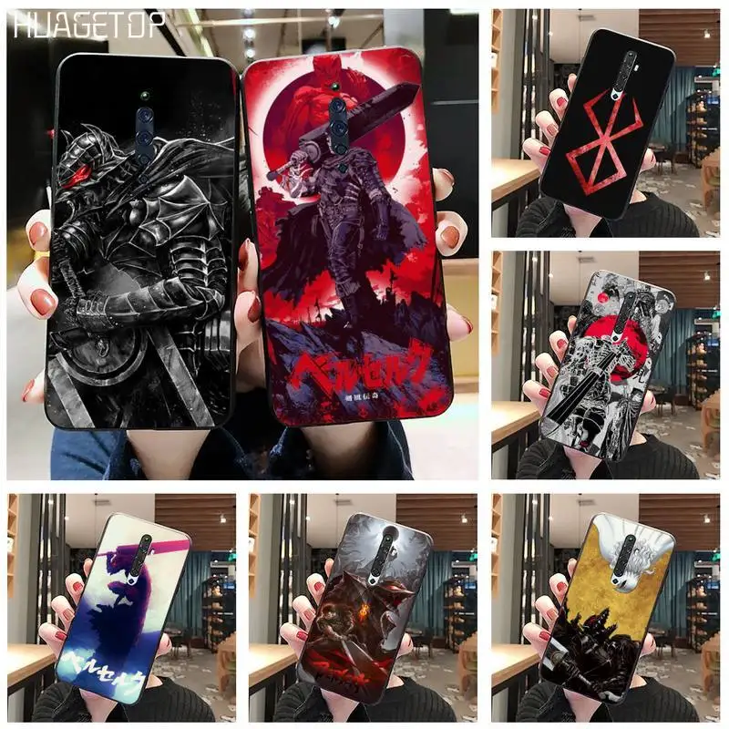 

HUAGETOP Berserk Anime Guts Griffith Custom Soft Phone Case For Oppo A5 A9 2020 Reno2 z Renoace 3pro A73S A71 F11