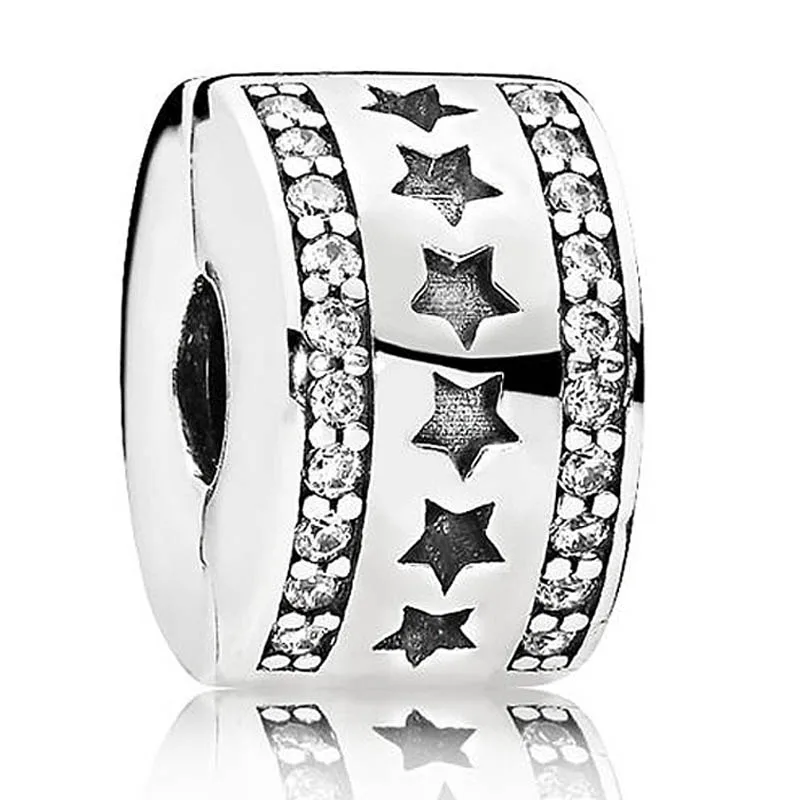 Оригинальные Звездные бусины-зажимы в виде королевской короны из соединенных