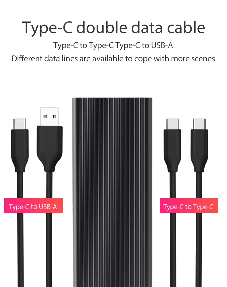 Чехол для твердотельного накопителя M2 M.2 на USB Type C 3 1 чехол жесткого диска HD NVME PCIE