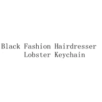 black fashion hairdresser lobster keychain