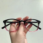 Классическая Овальная Круглая оправа для очков для мужчин и женщин, модные очки в горошек с декоративными гвоздиками, оптические очки для чтения, ботаника