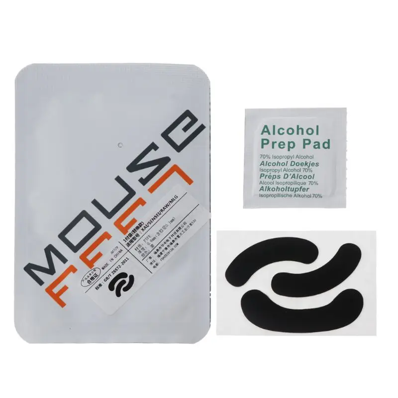 1 Set 0.6mm Mouse Feet Mouse Skates For SteelSeries XAI Sensei RAW MLG Mouse