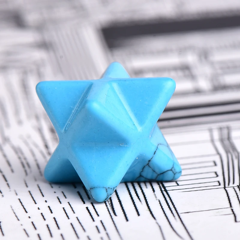 1PC Natural Crystal Merkaba Raw Crystals Magic Restoration Wicca Healing Stone Quartz Home Decor Crafts Men Women Jewelry Gifts - купить по