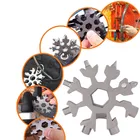 Универсальный шестигранный гаечный ключ JINRUI 18 в 1, из нержавеющей стали, восьмиугольный, портативный, компактный