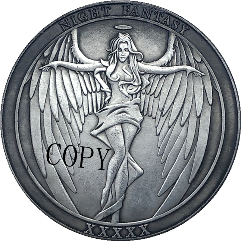

Hobo Nickel USA Morgan Dollar COIN COPY Type 212